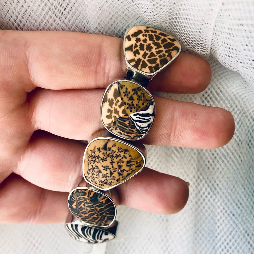 Stretchy Handmade Safari Bracelet NWT